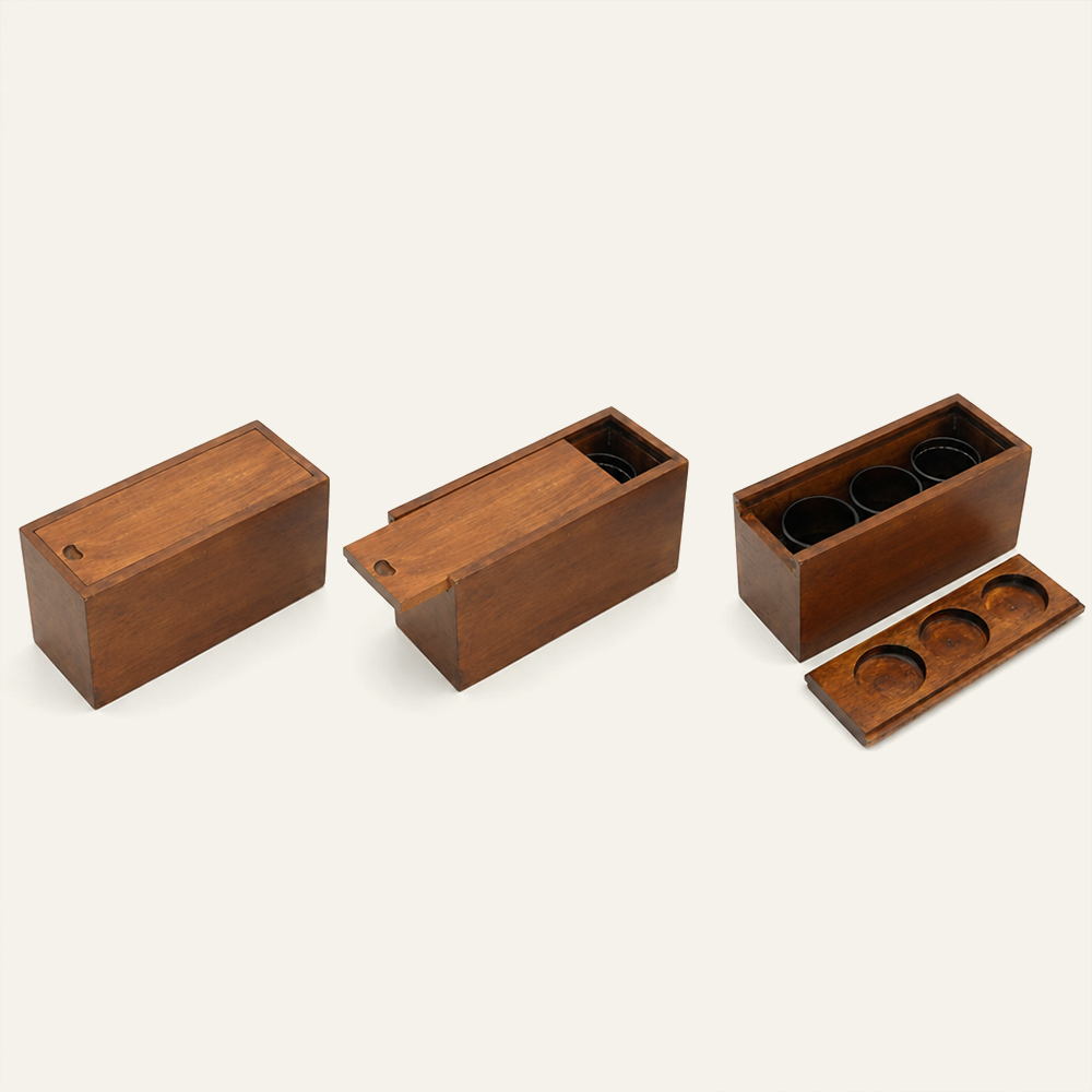Aufbewahrungsbox aus Holz für Gläsersets mit Schiebedeckel, Lasergravur und individueller Größenanpassung möglich 6