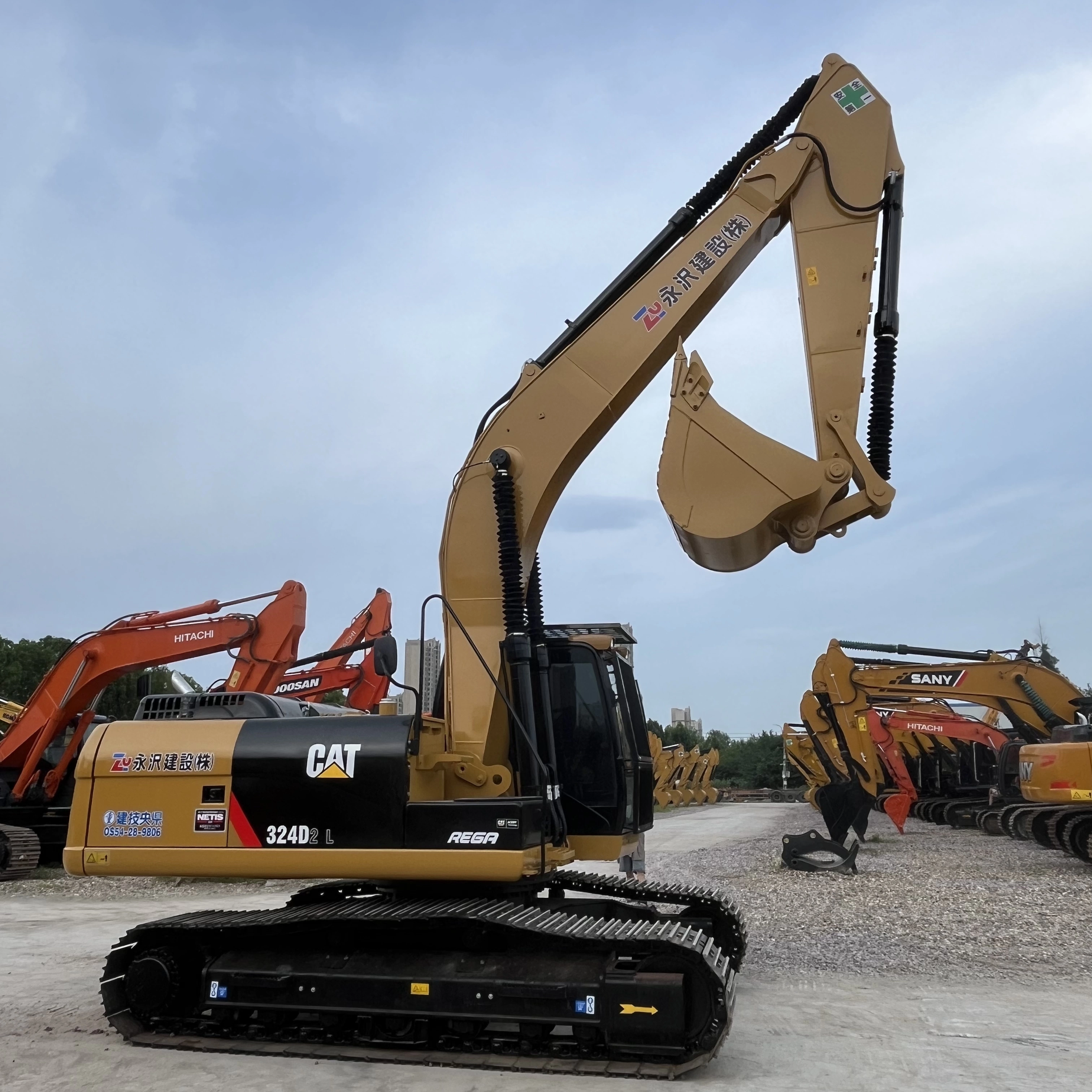 Used CAT 324D2L Excavator | 24Ton Original Caterpillar Digger For Export 1