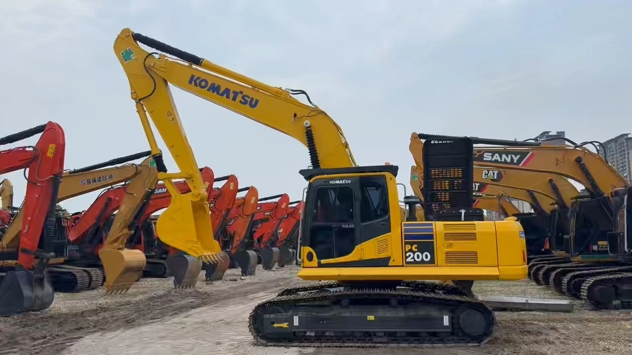 Used Komatsu PC200 Excavator for Sale | Japanese Hydraulic Crawler Construction Machinery 1