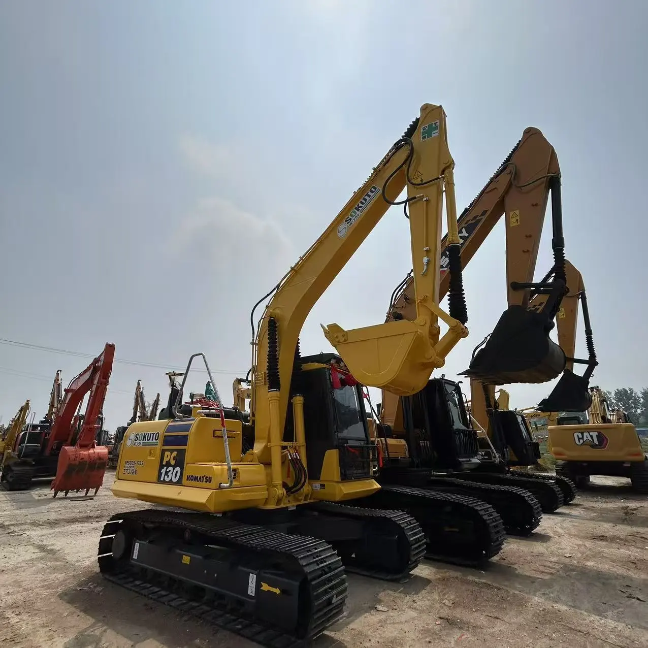 Used Komatsu PC130 13 Ton Hydraulic Crawler Excavator for Sale 1