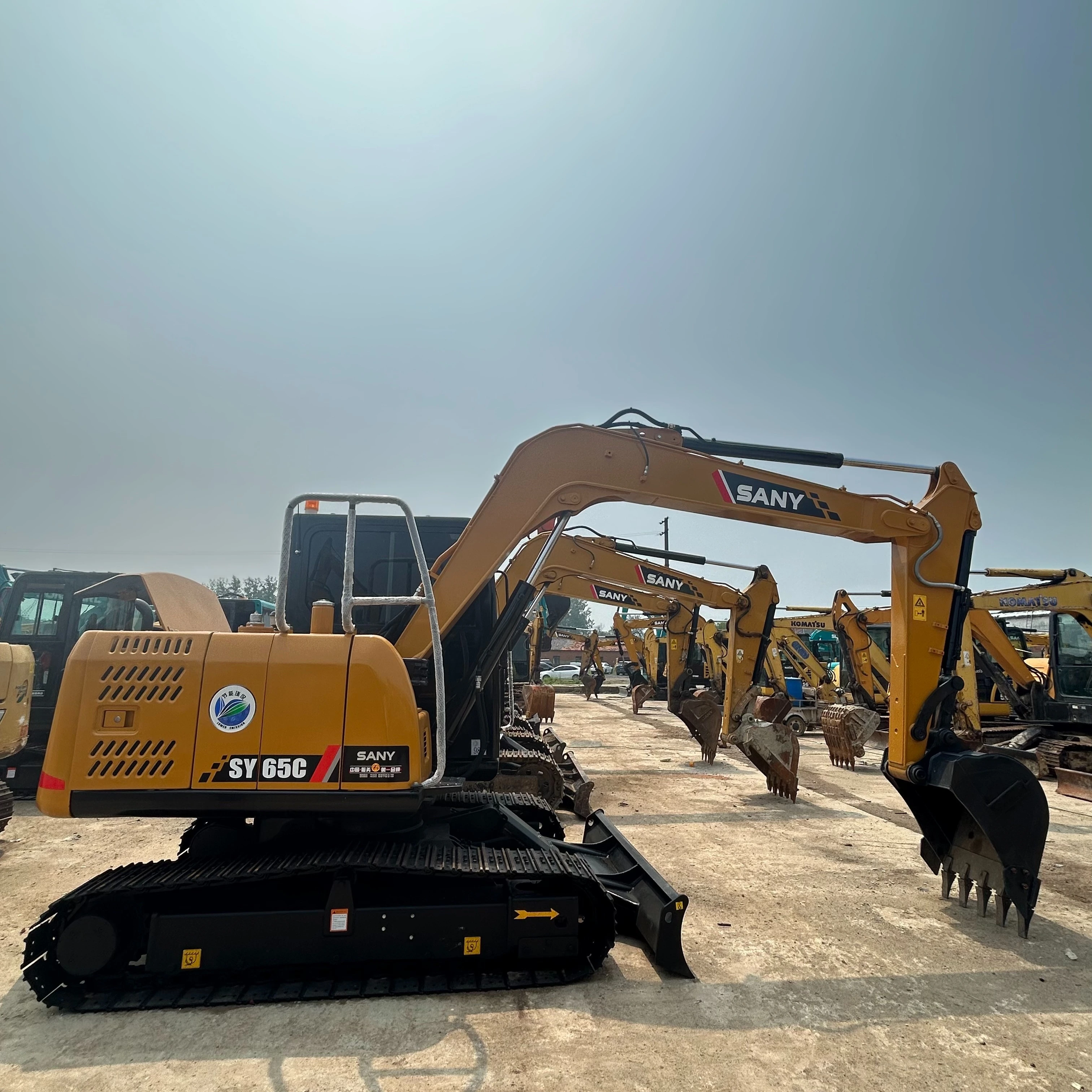 SANY SY65C Used 6.5 Ton Mini Excavator Compact Crawler Excavator for Sale 1