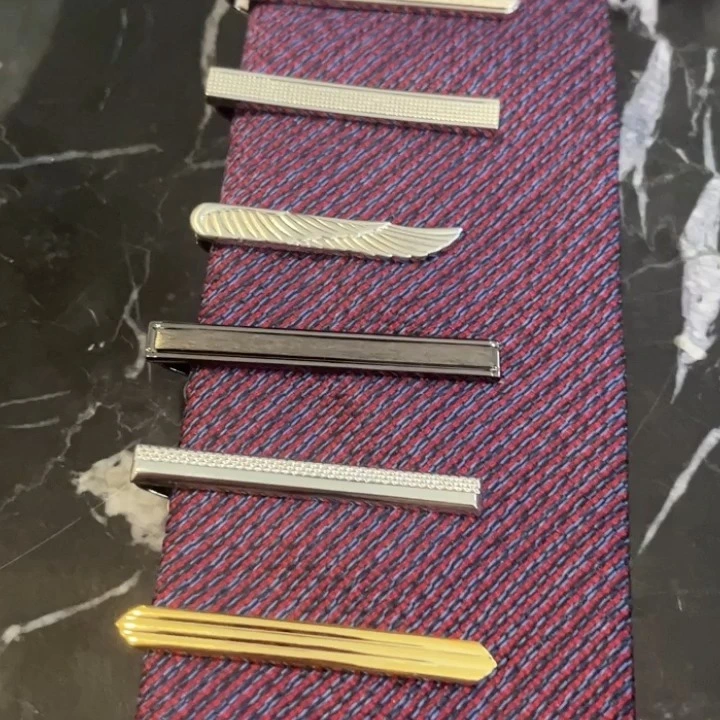 TCA-01 Mens Classic Copper Tie Clips, Metal Tie Bars with Polished Finish for Business Wedding Formal Shirts 1