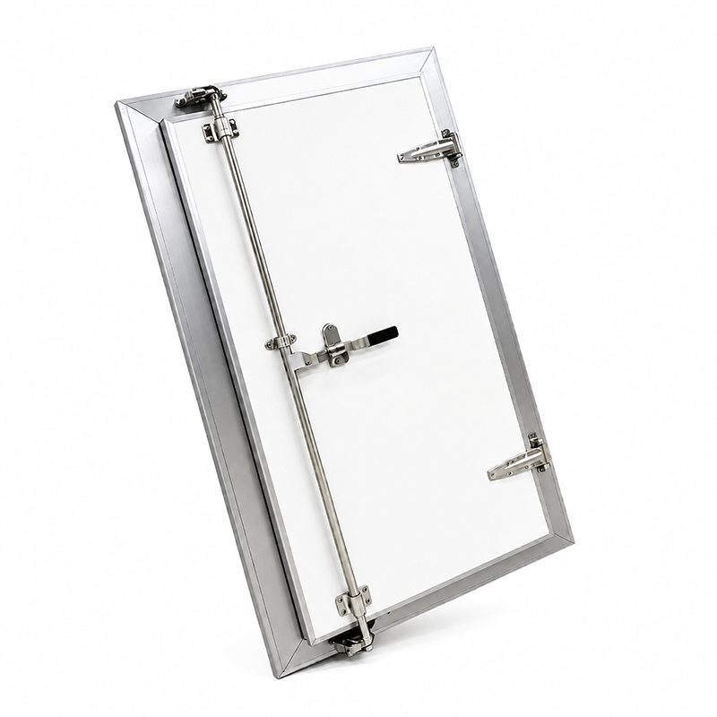 Insulated Hinged Cold Room Door with Locking Handle and Seal 3