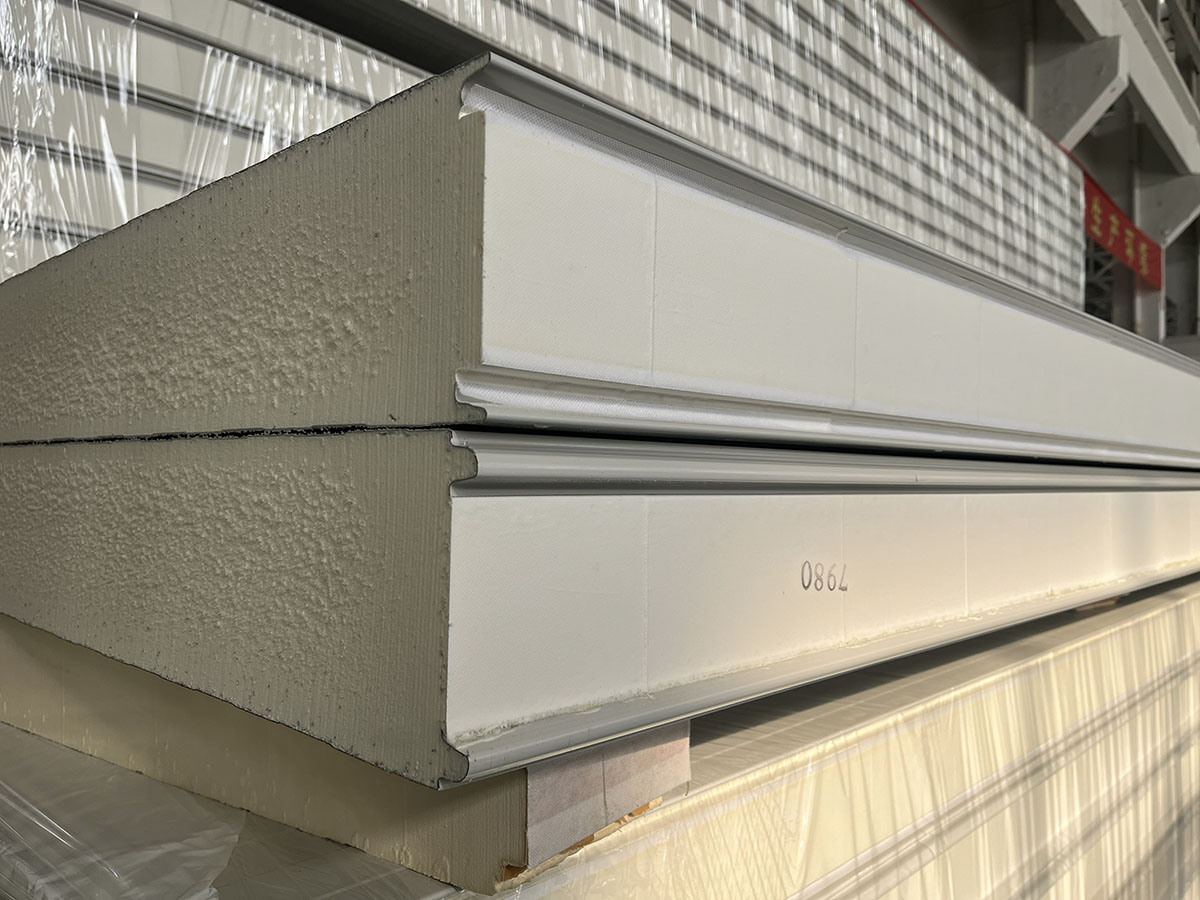 Plug-in Cold Room Panel Insulated PU Sandwich Panel Cold Storage 6