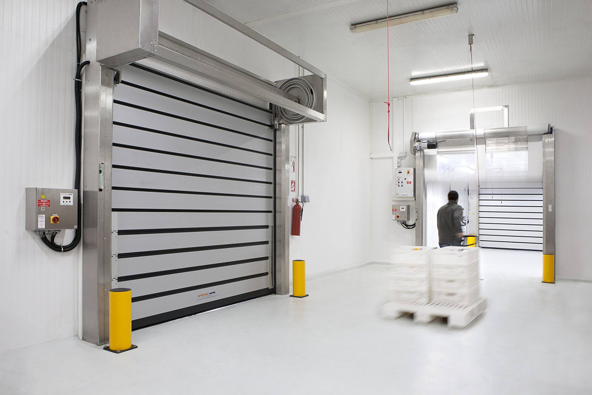 High Speed Fast Rolling Cold Room Door Insulated Roller Shutter 4