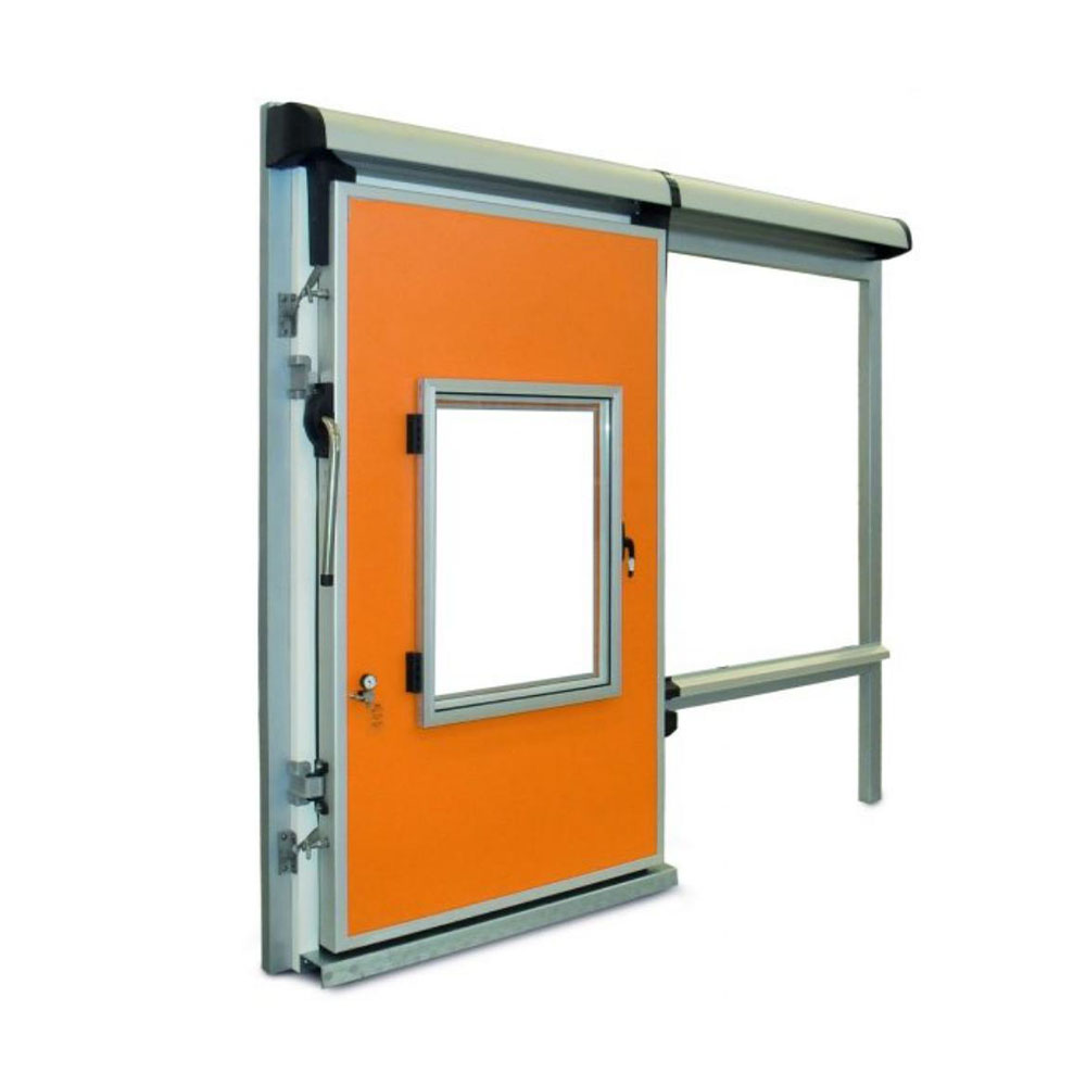Insulated Sliding Cold Room Door with Smooth Roller Operation 5