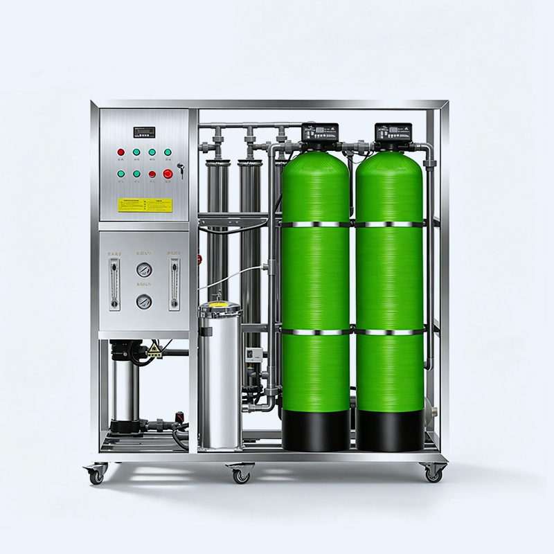 0.5 T/H 4-Stage Reverse Osmosis Water Purification System Compact Skid-Mounted Filtration & RO Treatment Solution
