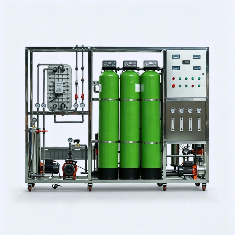 Sistemas de agua ultrapura desionizada por ósmosis inversa (RO) de dos etapas y EDI de 500 L/h 1