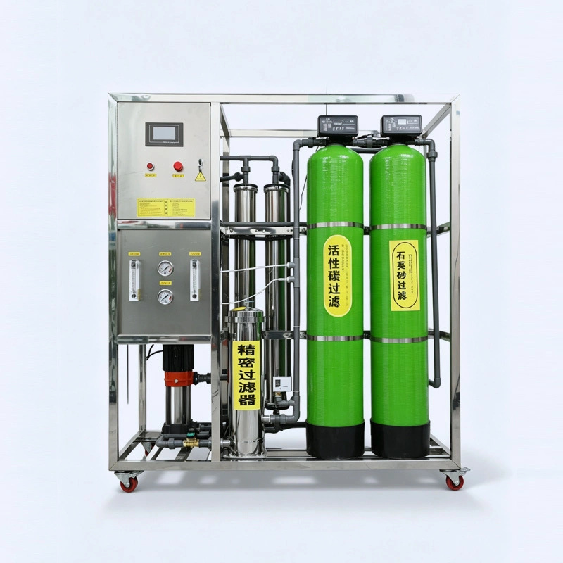 0.5 T/H 4-Stage Commercial RO Systems Compact Filtration 1