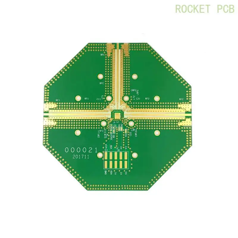 Hybrid rogers PCB Mixed structure PCB rogers4350+FR4 1