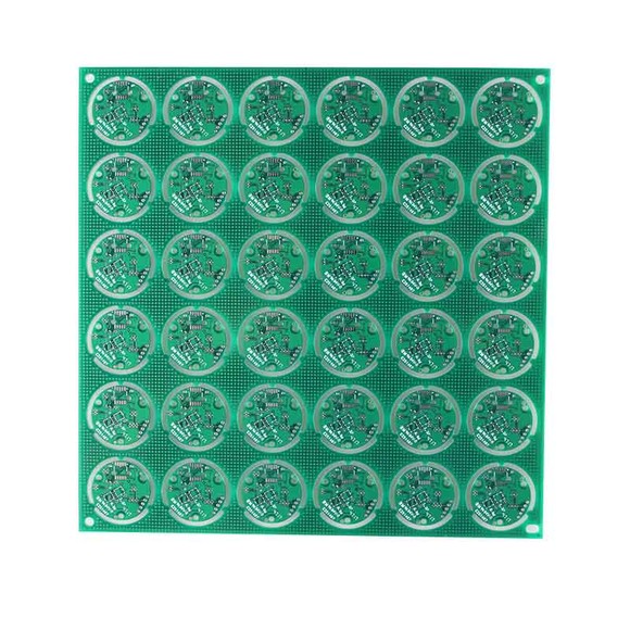 single sided circuit board custom digital device Rocket PCB 1