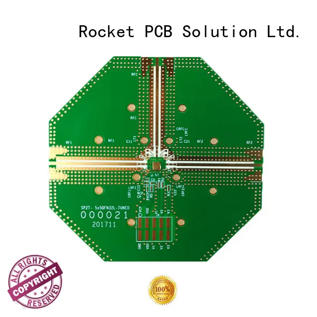 frequency rogers pcb structure for electronics Rocket PCB 1