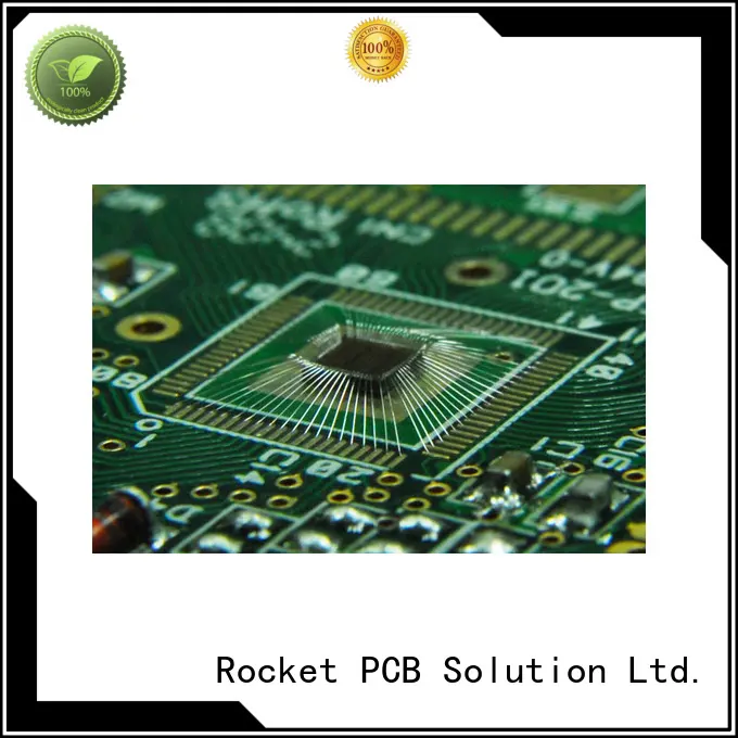 gold ic wire bonding surface finished for automotive Rocket PCB 1