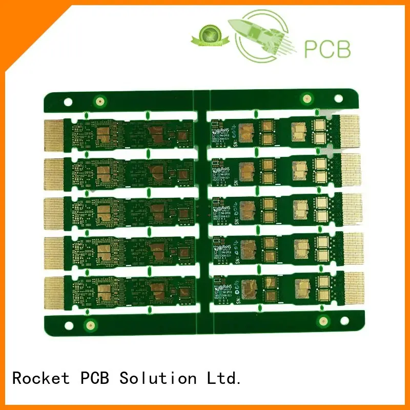 Gold finger pcb plated gold pcb staged finger PCB long-short PCB fabrication 1