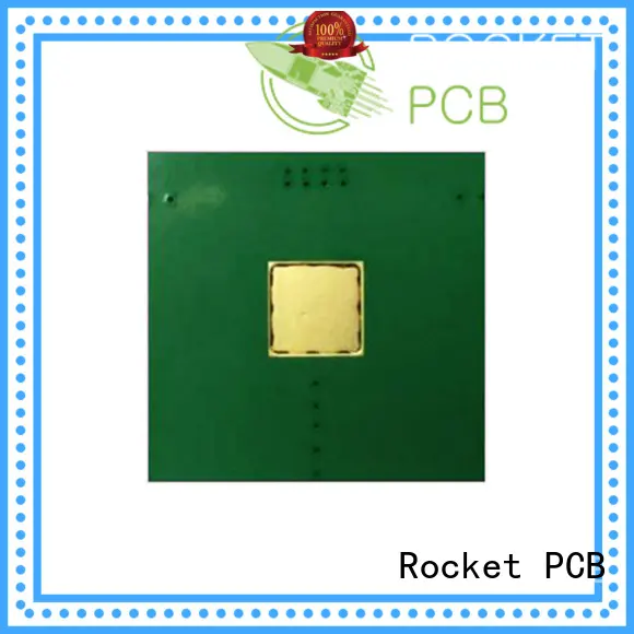 Rocket PCB coinembedded copper coin pcb board for electronics 1