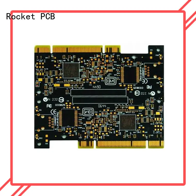 Rocket PCB plated gold bonding finger pcb connector for import1 1