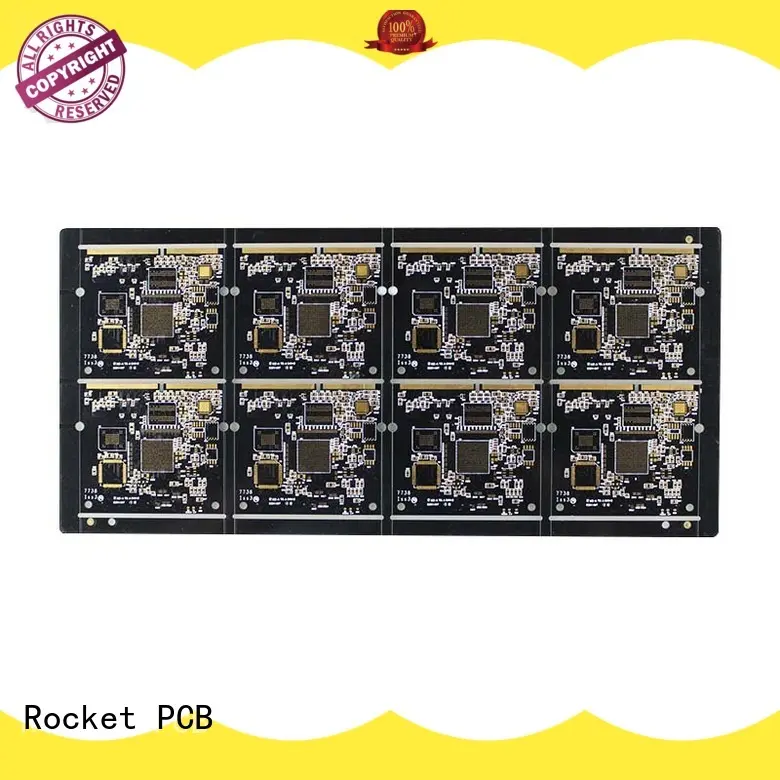 Rocket PCB plated gold column staged for wholesale 1