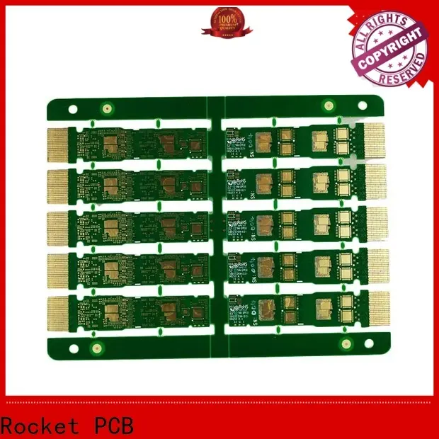 Rocket PCB gold plated holes fingers for import 1