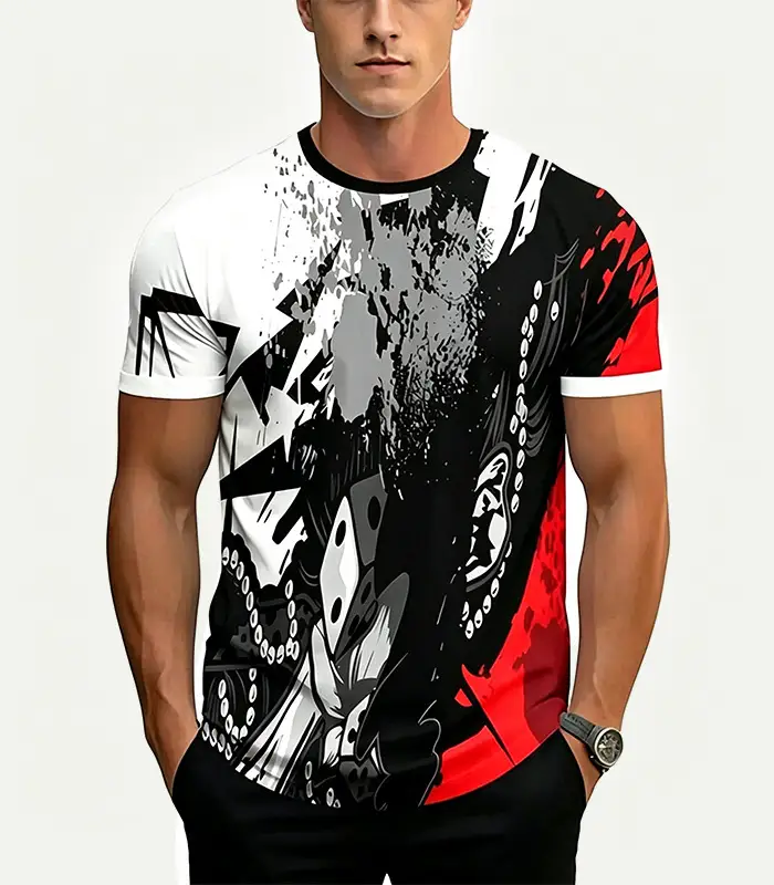 Servicio OEM de impresión por sublimación completa personalizada para maratón, promoción de eventos de equipos, camisetas de secado rápido, camisetas deportivas de malla, proveedor de fábrica en Kangnai. 1