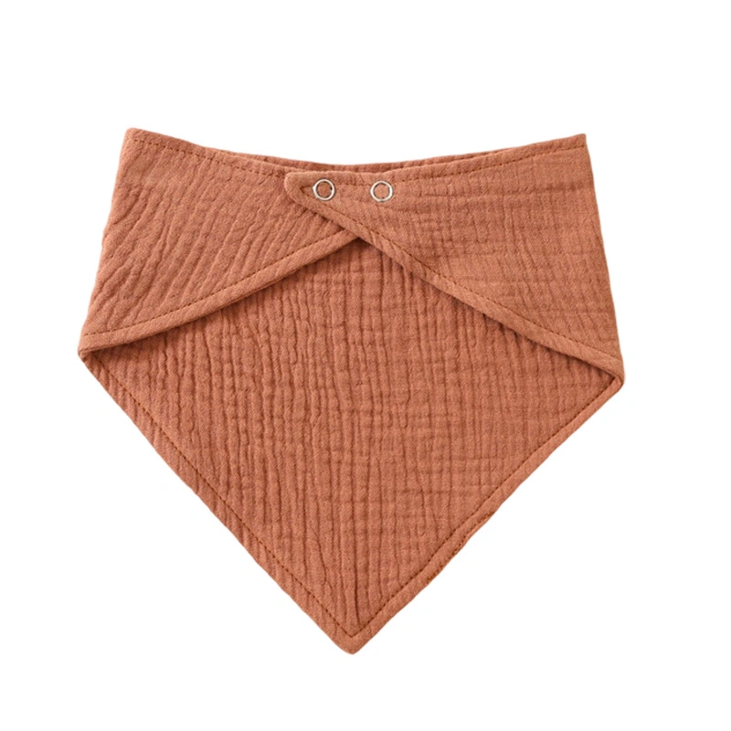 A Grade Double Layer Muslin Triangle Baby Bib Unisex for Boys and Girls 1