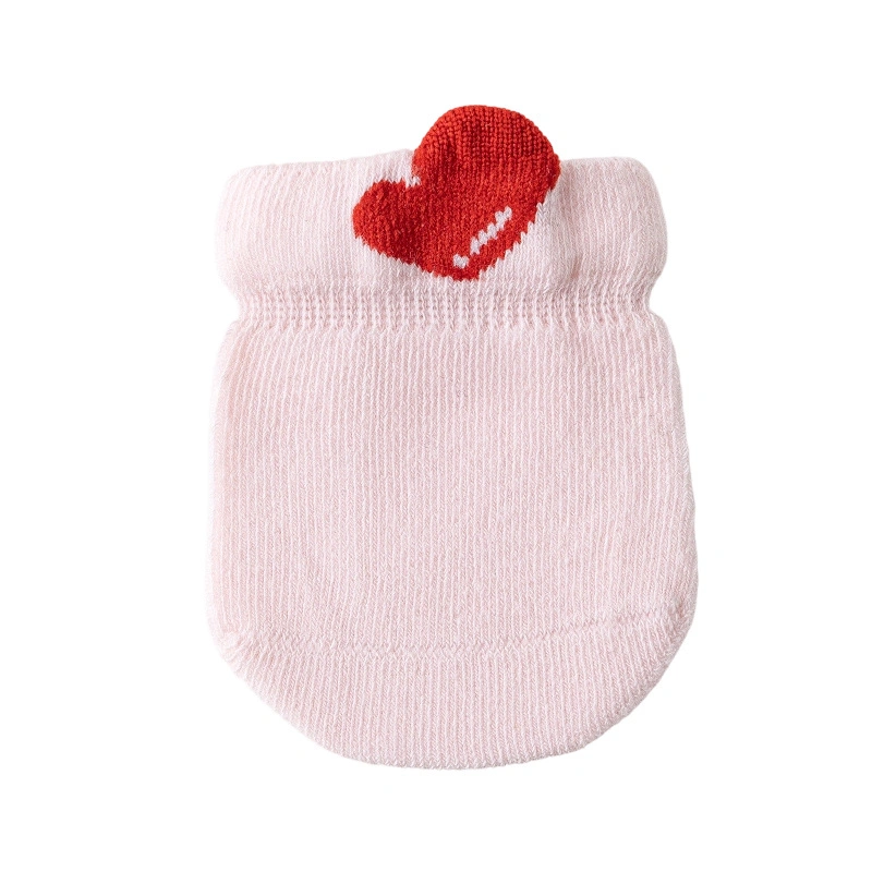 100% Cotton 3D Cartoon Baby Anti Scratch Mittens Unisex 1