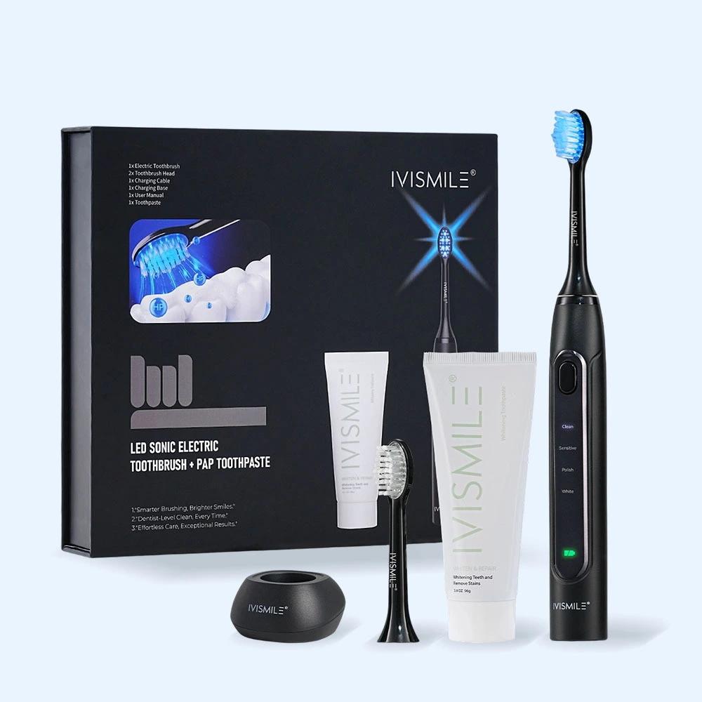 Custom Blue Light Whitening Electric Toothbrush 1