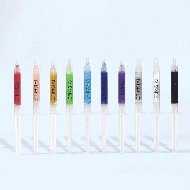 Custom Private Label 3ml Teeth Whitening Gel Syringe 1