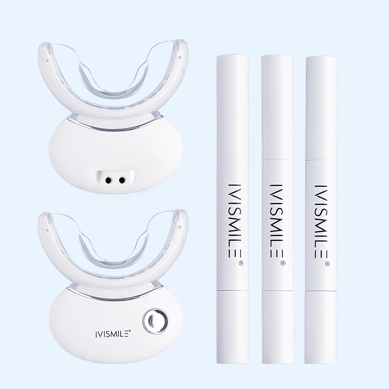 Kit de blanchiment dentaire à double lumière LED avec logo personnalisé 32 2
