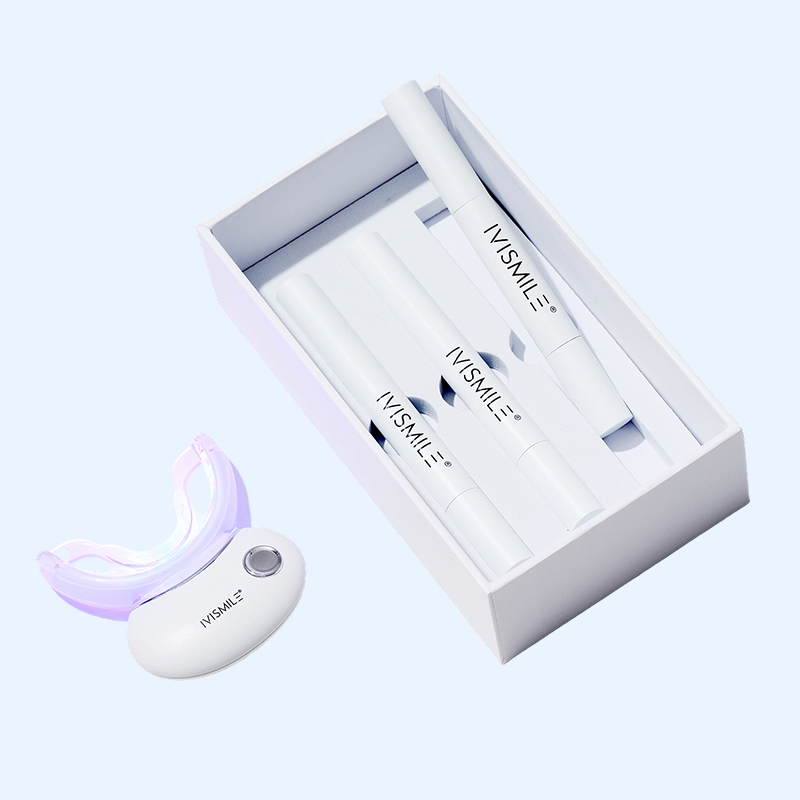 Kit de blanchiment dentaire à double lumière LED avec logo personnalisé 32 5