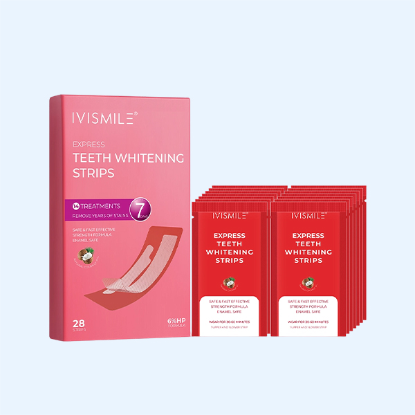 Private Label 6% HP Zahnaufhellungsstreifen OEM Großpackung 1