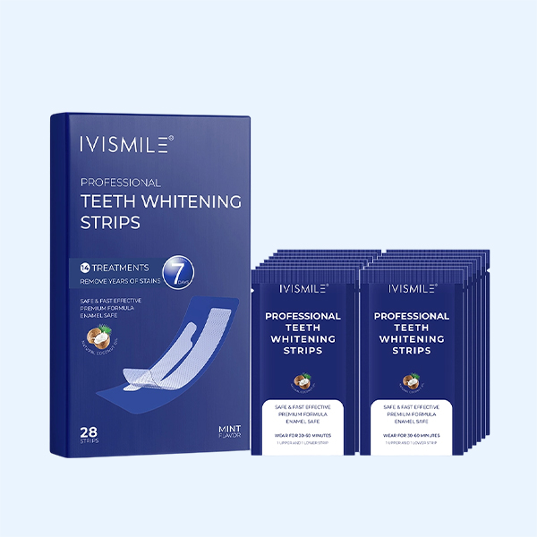 Tiras blanqueadoras dentales profesionales OEM para dientes sensibles 1