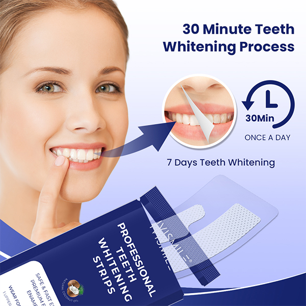 Tiras blanqueadoras dentales profesionales OEM para dientes sensibles 3