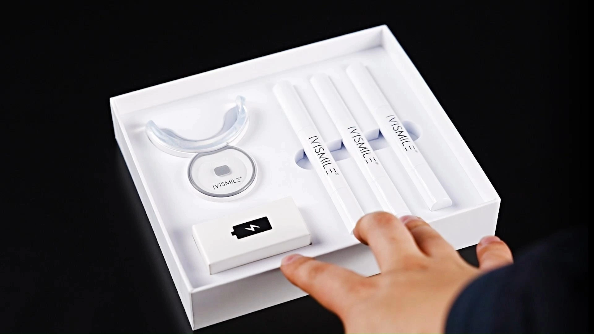 IPX7 Waterproof 32 LED Red Blue Light Teeth Whitening Kit 1