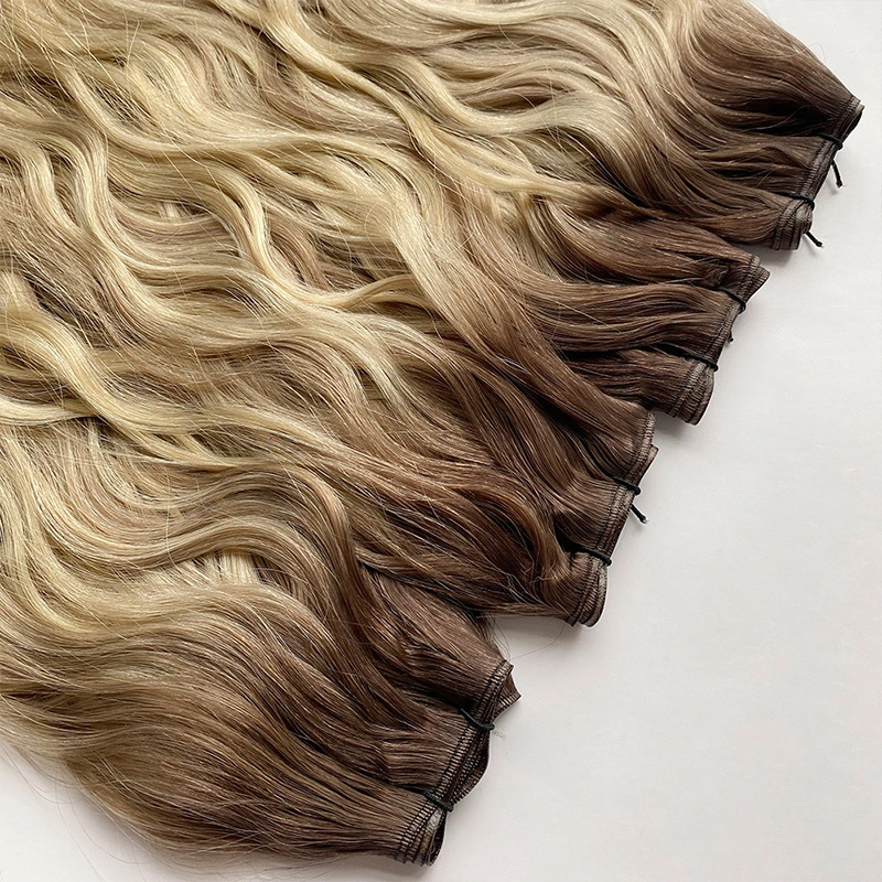 Genius Weft Curly TsingTao Color Human Hair Extensions 1
