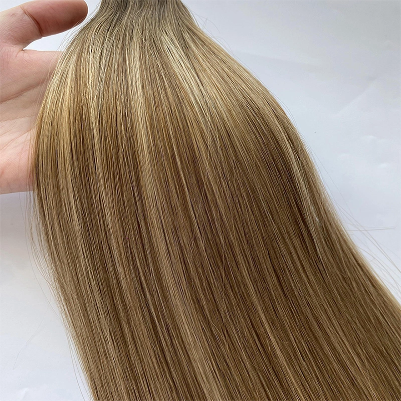 Regular Tape Hair Straight Tientsin Color Human Hair Extensions 1