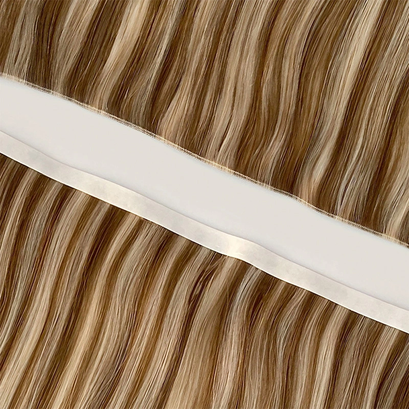 Genius Tape Weft Straight P8/613 Color Human Hair Extensions 1