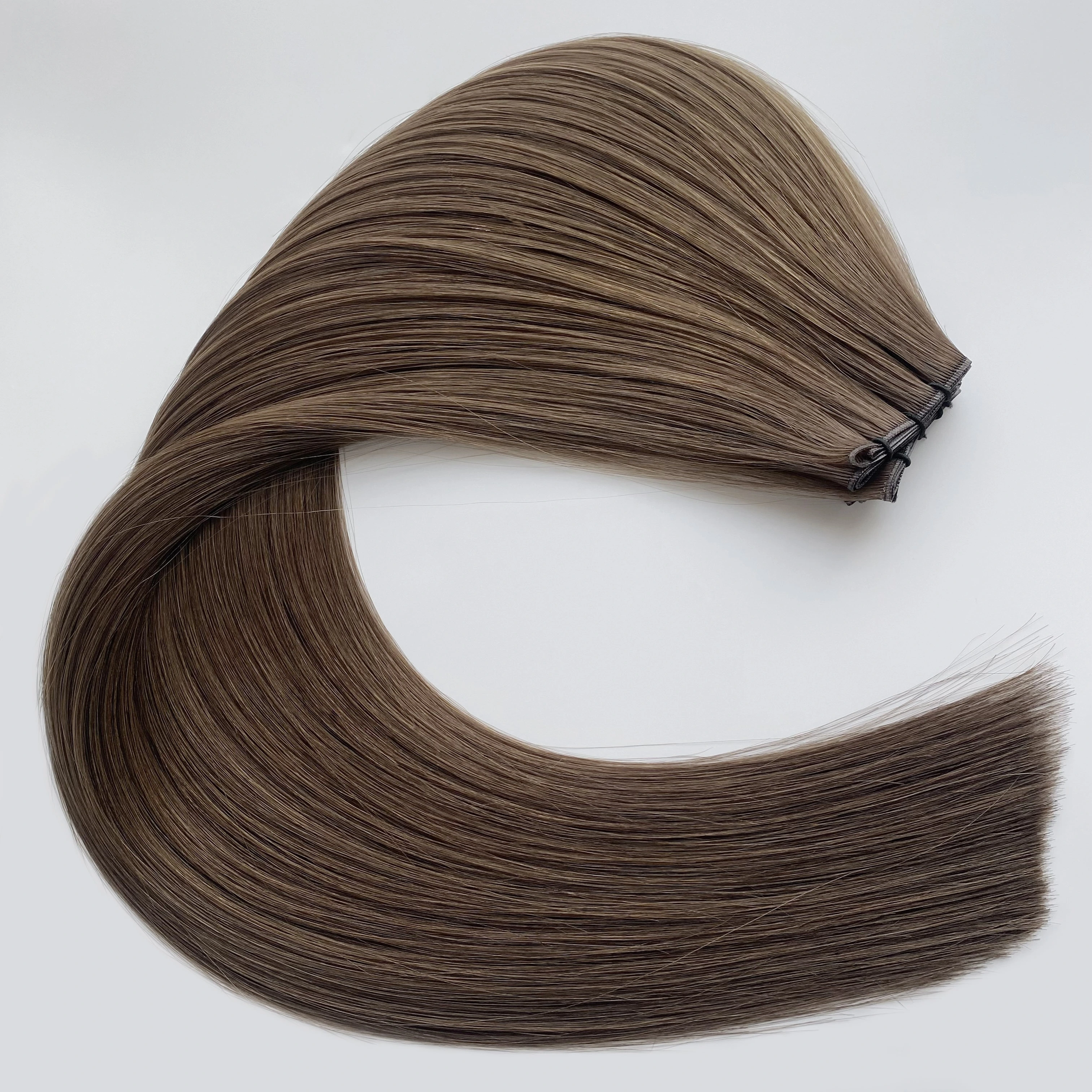 Genius Weft Straight N3 Color Human Hair Extensions  | HaiYi Hair 1