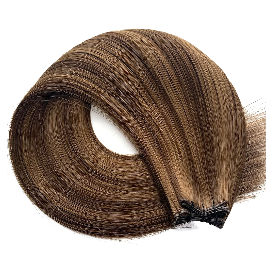 Genius Weft Straight 4/6 Color Human Hair Extensions  | HaiYi Hair 1