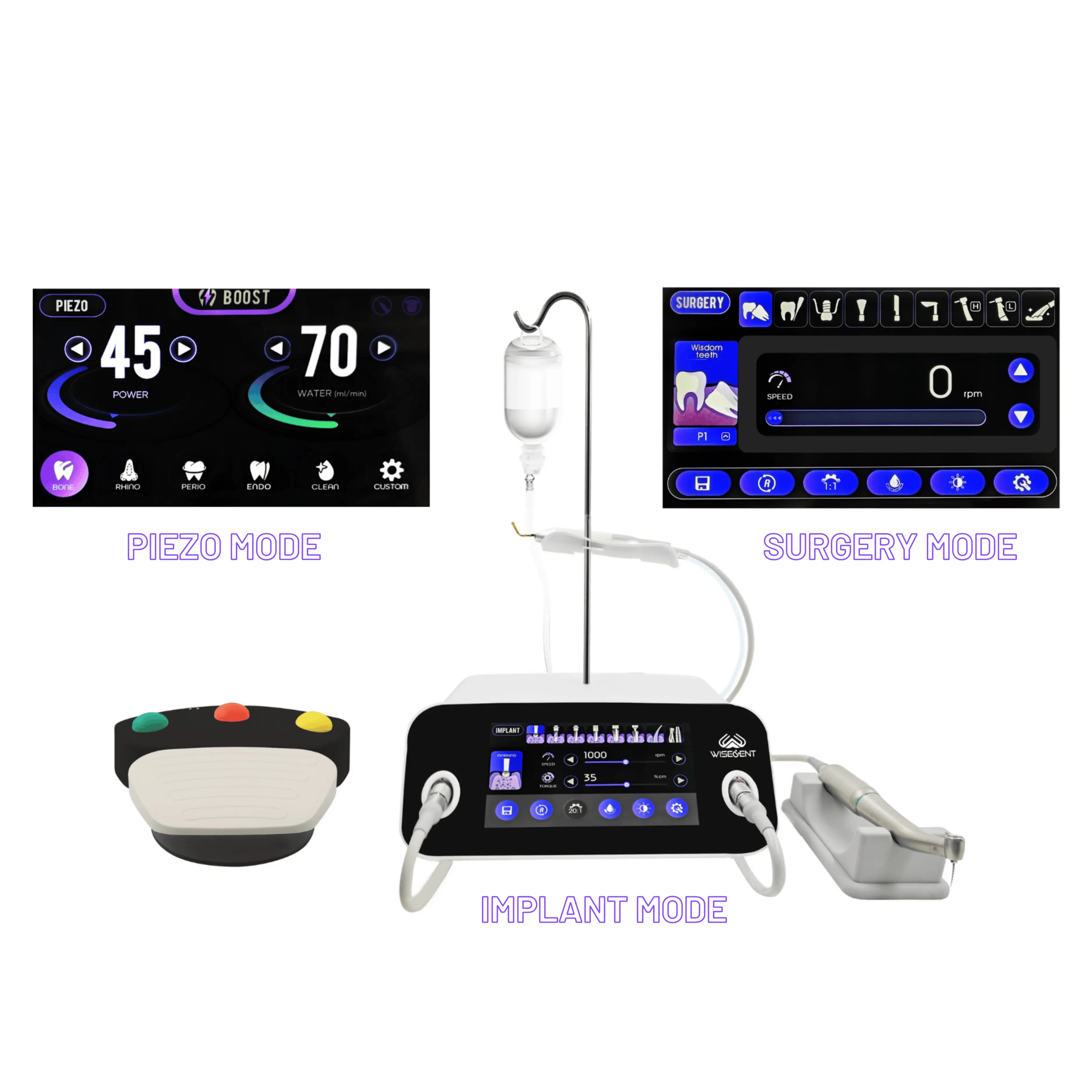 Innovative 3-in-1 Piezo Dental Surgery Unit 3