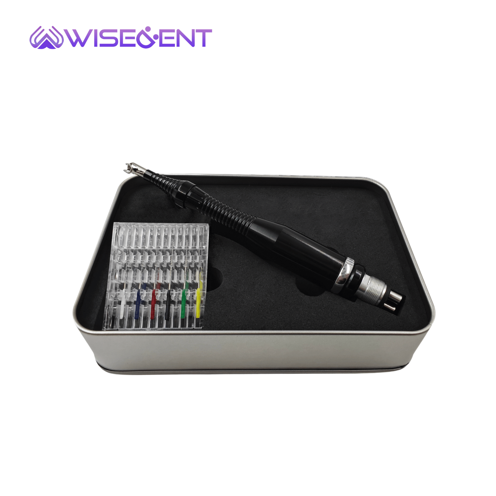 WISEDENT - Sonic Air Endo System Endodontic Handpiece Root Canal Clean Function with 6 pcs Files BR-204 7