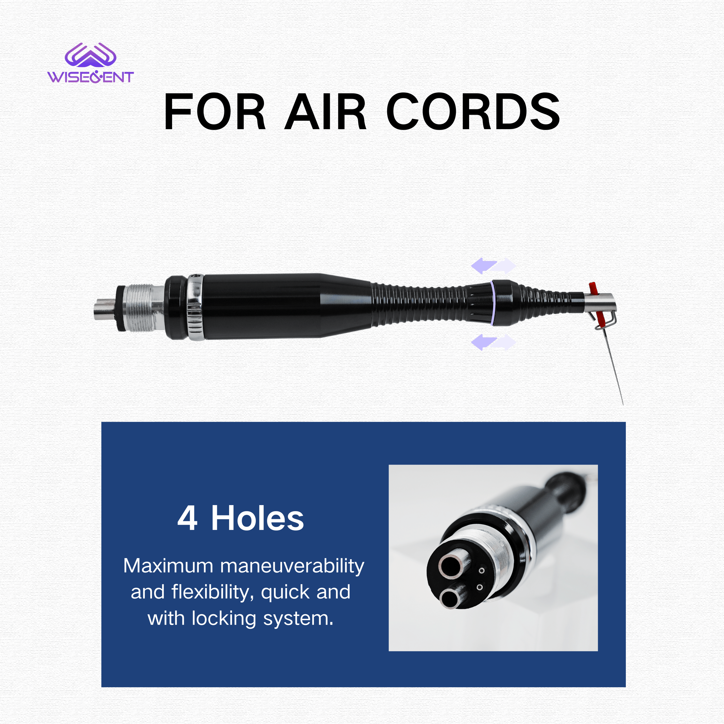 WISEDENT - Sonic Air Endo System Endodontic Handpiece Root Canal Clean Function with 6 pcs Files BR-204 9
