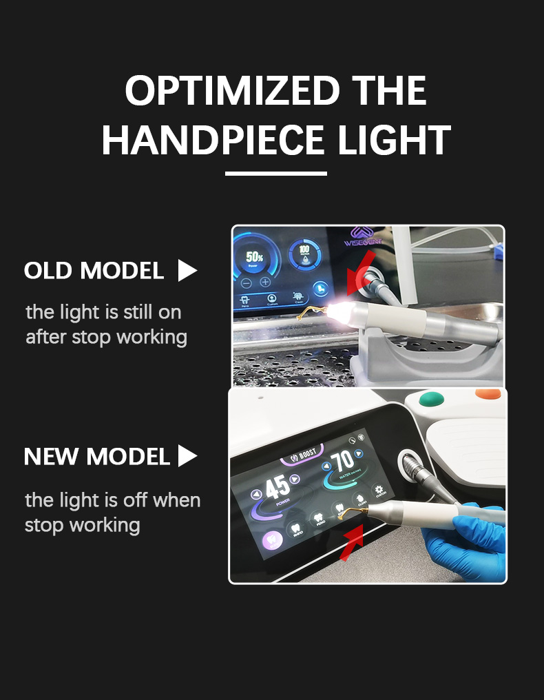 WISEDENT - Dental Manufacturer China Piezo Surgery Wireless/Cable Foot Pedal High Technology Piezo-wise 22