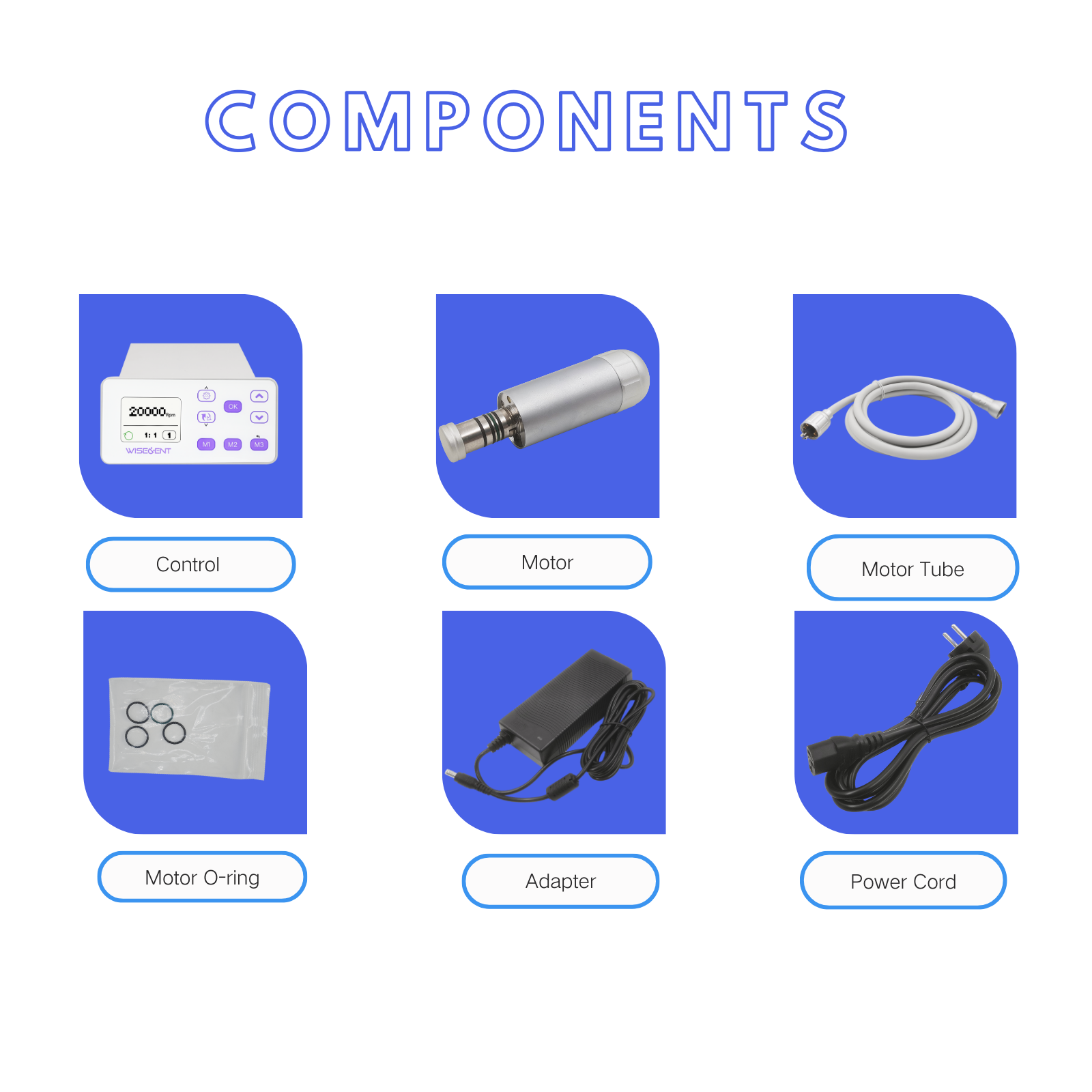 WISEDENT - China Factory Wholesalers Dental Electric Micro Motor Brushless Micromotor Inner LED 2/4 Holes BR-705 13