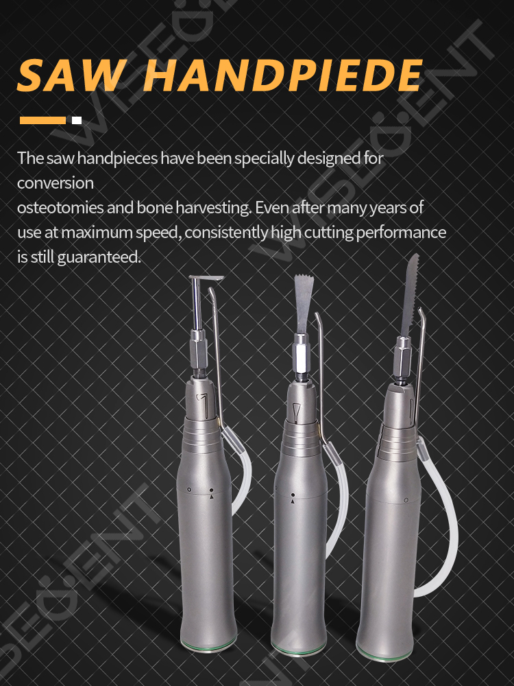 WISEDENT -  Dental Saw Handpiece Dental Instruments Wholesale Cutting Teeth Bone Piezo Dental Surgery BR-422-6 7