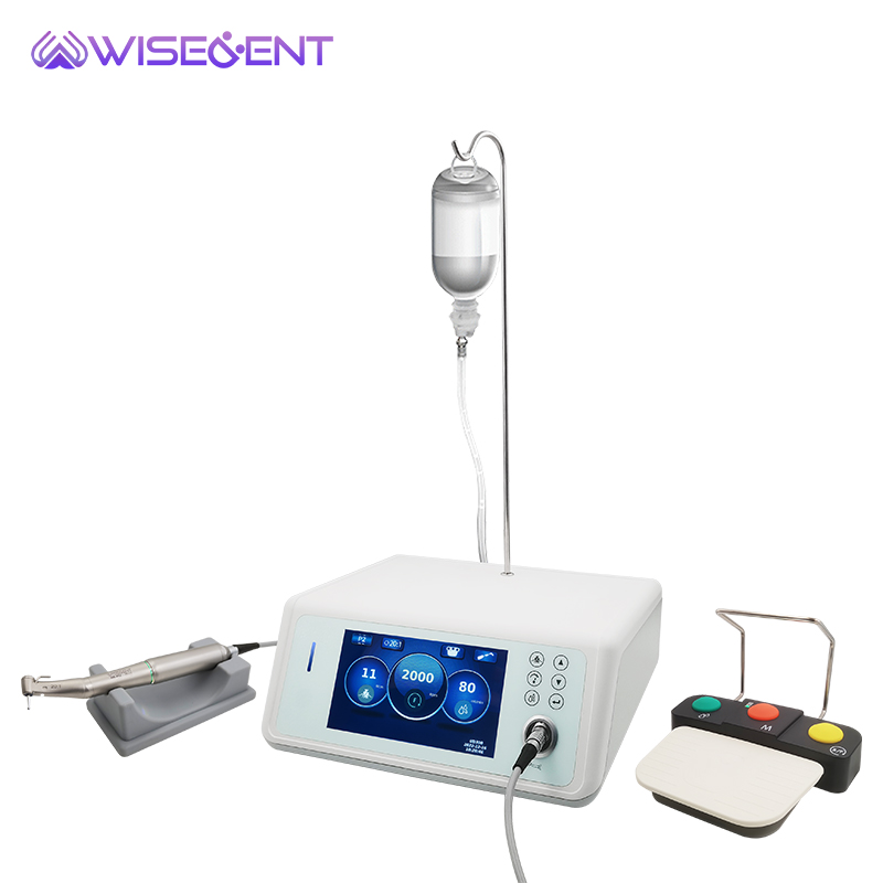 WISEDENT - Dental Implant Motor Full Set 20:1 Fiber Optic Contra Angle Wireless Foot Switch Surgical Equipment BR-100 28