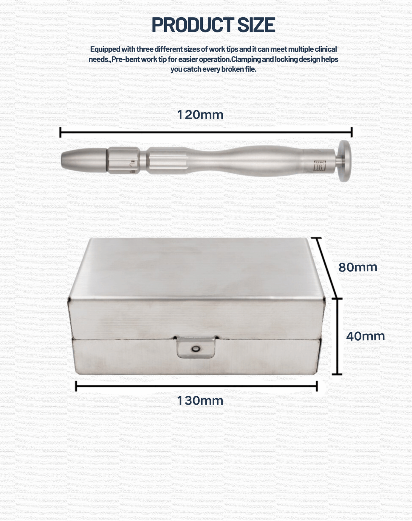 WISEDENT - Dental Equipment Distributor Bone Endo file Removal System Kit Dental Instruments BR-211 11