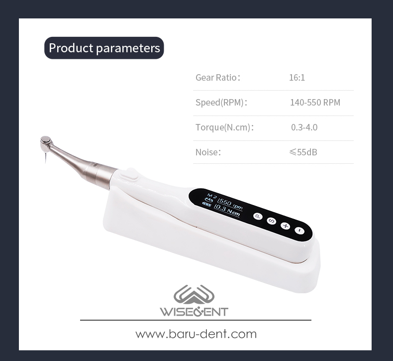 WISEDENT - Dental Smart Endomotor 16:1 Wireless Endo Motor 9 Program EN-SUPER 8