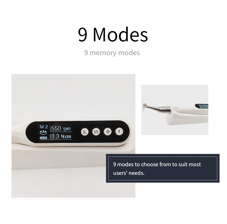WISEDENT - Dental Smart Endomotor 16:1 Wireless Endo Motor 9 Program EN-SUPER 11