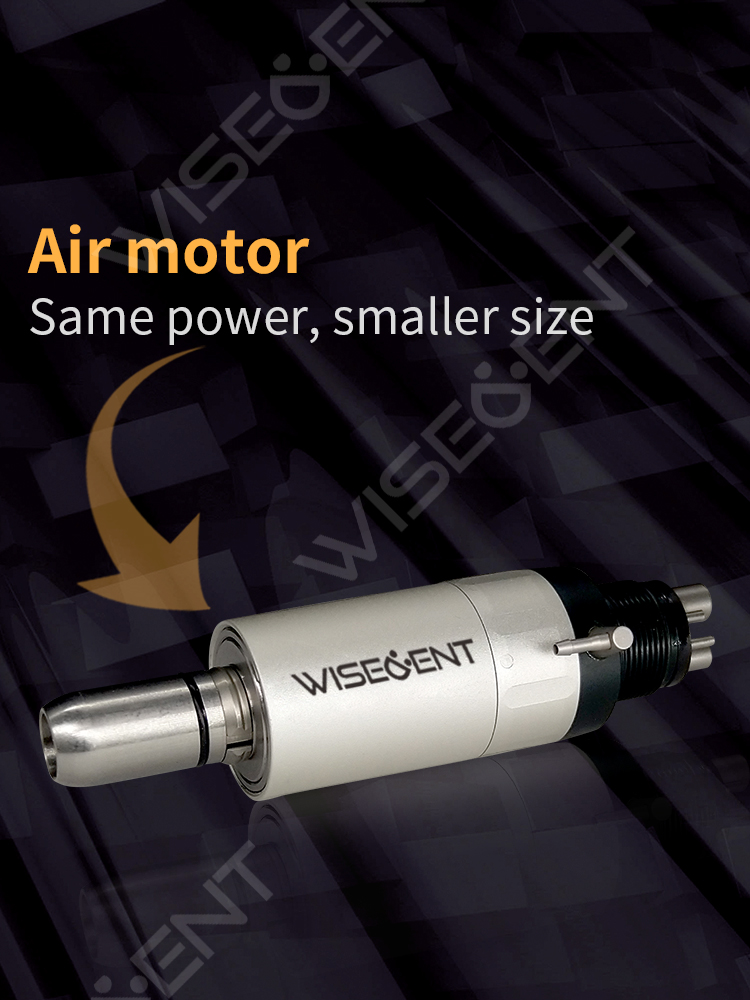 WISEDENT - BR-414-FX Low Speed Air Turbine Straight Contra Angle Handpiece 9