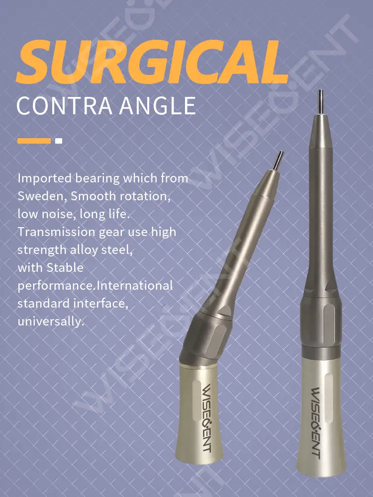 WISEDENT - Dental Handpiece Factory Straight Handpiece Surgical Contra Angle Dental Instruments BR-414S 1